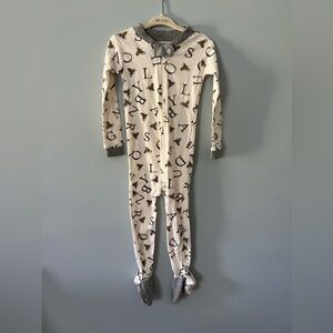 Burt’s Bees footed pajama